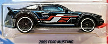 Load image into Gallery viewer, Hot Wheels 2019 2005 Ford Mustang Black #44 HW Game Over 5/5 New long Card