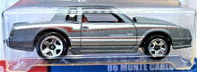 Load image into Gallery viewer, Hot Wheels 2018 '86 Monte Carlo SS Grey 50th Anniversary Throwback 5/10 New