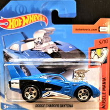 Load image into Gallery viewer, Hot Wheels 2018 Dodge Charger Daytona Blue #116 Muscle Mania 5/10 New