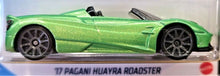 Load image into Gallery viewer, Hot Wheels 2020 '17 Pagani Huayra Roadster #241 Pearl Green HW Roadsters 5/5 New