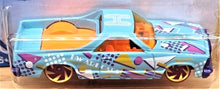 Load image into Gallery viewer, Hot Wheels 2021 '80 El Camino Sky Blue #44 HW Art Cars 3/10 New Long Card