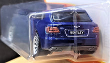 Load image into Gallery viewer, Matchbox 2021 '18 Bentley Bentayga Deep Blue MBX Metro #9/100 New Long Card