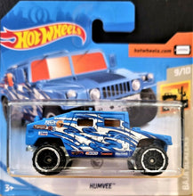 Load image into Gallery viewer, Hot Wheels 2019 Humvee Blue #133 Baja Blazers 9/10 New
