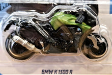Load image into Gallery viewer, Hot Wheels 2020 BMW K 1300 R Green #65 Factory Fresh 8/10 New Long Card