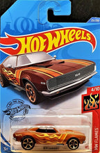 Load image into Gallery viewer, Hot Wheels 2020 '67 Camaro Copper #231 HW Flames 4/10 New Long Card