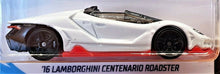 Load image into Gallery viewer, Hot Wheels 2020 '16 Lamborghini Centenario Roadster White #170 HW Roadsters 2/5