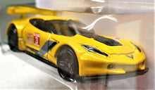 Load image into Gallery viewer, Hot Wheels 2015 Corvette C7.R Yellow #155 HW Race World Race 10/10 New Long Card
