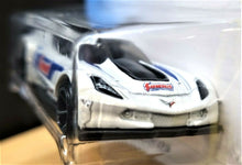 Load image into Gallery viewer, Hot Wheels 2018 Corvette C7.R White #27 HW Speed Graphics 1/10 New Long Card