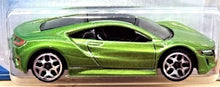 Load image into Gallery viewer, Hot Wheels 2021 '17 Acura NSX Candy Apple Green #148 HW Turbo 5/5 New Long Card
