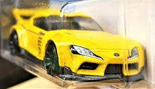 Load image into Gallery viewer, Hot Wheels 2021 '20 Toyota GR Supra Yellow #178 HW Speed Graphics 5/10 New