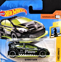 Load image into Gallery viewer, Hot Wheels 2018 '12 Ford Fiesta Black #139 Checkmate 9/9 New