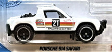 Load image into Gallery viewer, Hot Wheels 2021 Porsche 914 Safari White #223 HW Exotics 5/10 New Long Card