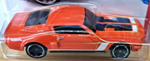 Load image into Gallery viewer, Hot Wheels 2016 '68 Shelby GT500 Orange #105 THEN and NOW Series 5/10 New