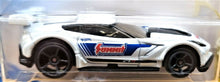 Load image into Gallery viewer, Hot Wheels 2018 Corvette C7.R White #27 HW Speed Graphics 1/10 New Long Card