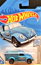 Load image into Gallery viewer, Hot Wheels 2019 '49 Volkswagen Beetle Pickup Satin Blue #47 Volkswagen 9/10 New