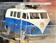 Load image into Gallery viewer, Majorette 2019 Volkswagen T1 Blue/White #243 Vintage Cars New