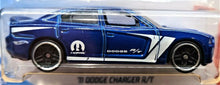 Load image into Gallery viewer, Hot Wheels 2019 '11 Dodge Charger R/T Blue #158 Muscle Mania 10/10 New Long Card