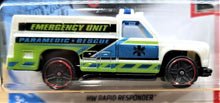 Load image into Gallery viewer, Hot Wheels 2019 HW Rapid Responder White #123 HW Rescue 6/10 New Long Card
