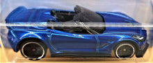Load image into Gallery viewer, Hot Wheels 2018 Corvette C7 Z06 Convertible Dark Blue #5 Factory Fresh 9/10 New