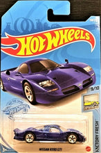 Load image into Gallery viewer, Hot Wheels 2021 Nissan R390 GT1 Blue #138 Factory Fresh 9/10 New Long Card