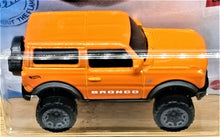 Load image into Gallery viewer, Hot Wheels 2021 Ford Bronco Orange #100 Then & Now 3/10 New Long Card
