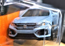 Load image into Gallery viewer, Matchbox 2018 '17 Honda Civic Hatchback Slate Blue #7 MBX Road Trip 6/35 New