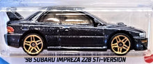Load image into Gallery viewer, Hot Wheels 2021 '98 Subaru Impreza 22B STI-Version Blue #124 HW J-Imports 1/10
