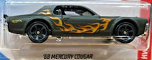 Load image into Gallery viewer, Hot Wheels 2019 '68 Mercury Cougar Matte Dark Green #164 HW Flames 2/10 New