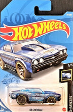 Load image into Gallery viewer, Hot Wheels 2021 '69 Chevelle Clear Clear #77 X-Raycers 1/5 New Long Card
