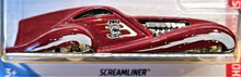 Load image into Gallery viewer, Hot Wheels 2018 Screamliner Red #51 Holiday Racers 2/6 New Long Card