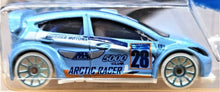 Load image into Gallery viewer, Hot Wheels 2016 '12 FORD FIESTA Light Blue #157 HW SNOW STORMERS 2/5 New