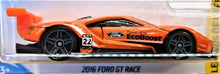 Load image into Gallery viewer, Hot Wheels 2018 Ford GT Race 2016 Orange #71 Legends Of Speed 4/10 New Long Card
