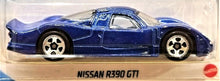Load image into Gallery viewer, Hot Wheels 2021 Nissan R390 GT1 Blue #138 Factory Fresh 9/10 New Long Card