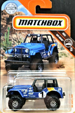Load image into Gallery viewer, Matchbox 2018 '60 Jeep 4x4 Blue #109 MBX Off-Road 16/20 New Long Card