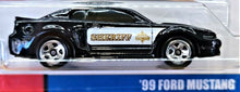 Load image into Gallery viewer, Hot Wheels 2018 '99 Ford Mustang Black 50th Anniversary Throwback 6/10 New