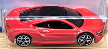 Load image into Gallery viewer, Hot Wheels 2021 '17 Acura NSX Red #148 HW Turbo 5/5 New Long Card