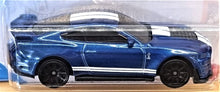 Load image into Gallery viewer, Hot Wheels 2020 Ford Mustang Shelby GT500 Blue #248 Muscle Mania 1/10 New