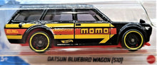 Load image into Gallery viewer, Hot Wheels 2020 Datsun Bluebird Wagon (510 Black #146 HW Speed Graphics 8/10 New