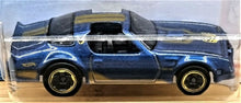 Load image into Gallery viewer, Hot Wheels 2021 Hot Bird Blue #249 Muscle Mania 9/10 New Long Card
