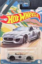 Load image into Gallery viewer, Hot Wheels 2021 15 Jaguar F-Type Project 7 Silver Hot Wheels Convertibles 10/10