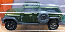 Load image into Gallery viewer, Matchbox 2017 '17 Jeep Gladiator Olive Green #92 MBX Explorers New Long Card