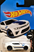 Load image into Gallery viewer, Hot Wheels 2017 '16 Camaro SS White #265 Camaro Fifty 2/5 New Long Card