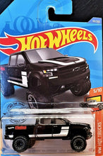 Load image into Gallery viewer, Hot Wheels 2020 '19 Chevy Silverado Trail Boss LT Black #151 HW Hot Trucks 5/10