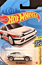 Load image into Gallery viewer, Hot Wheels 2021 1985 Honda CR-X White #90 HW Speed Graphics 3/10 New Long Card
