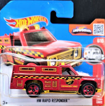 Load image into Gallery viewer, Hot Wheels 2016 HW Rapid Responder Red #216 HW Rescue 6/10 New