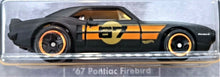 Load image into Gallery viewer, Hot Wheels 2020 '67 Pontiac Firebird Matte Black American Steel 8/10 New