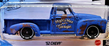 Load image into Gallery viewer, Hot Wheels 2020 '52 Chevy Truck Matte Blue #201 Rod Squad 3/10 New Long Card
