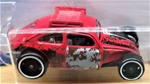 Load image into Gallery viewer, Hot Wheels 2019 Custom Volkswagen Beetle Red #69 Volkswagen 8/10 New Long Card