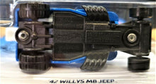 Load image into Gallery viewer, Hot Wheels 2020 '42 Willys MB Jeep Blue #139 Baja Blazers 6/10 New Long Card
