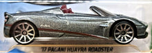 Load image into Gallery viewer, Hot Wheels 2018 '17 Pagani Huayra Roadster Grey #119 HW Exotics 2/10 New